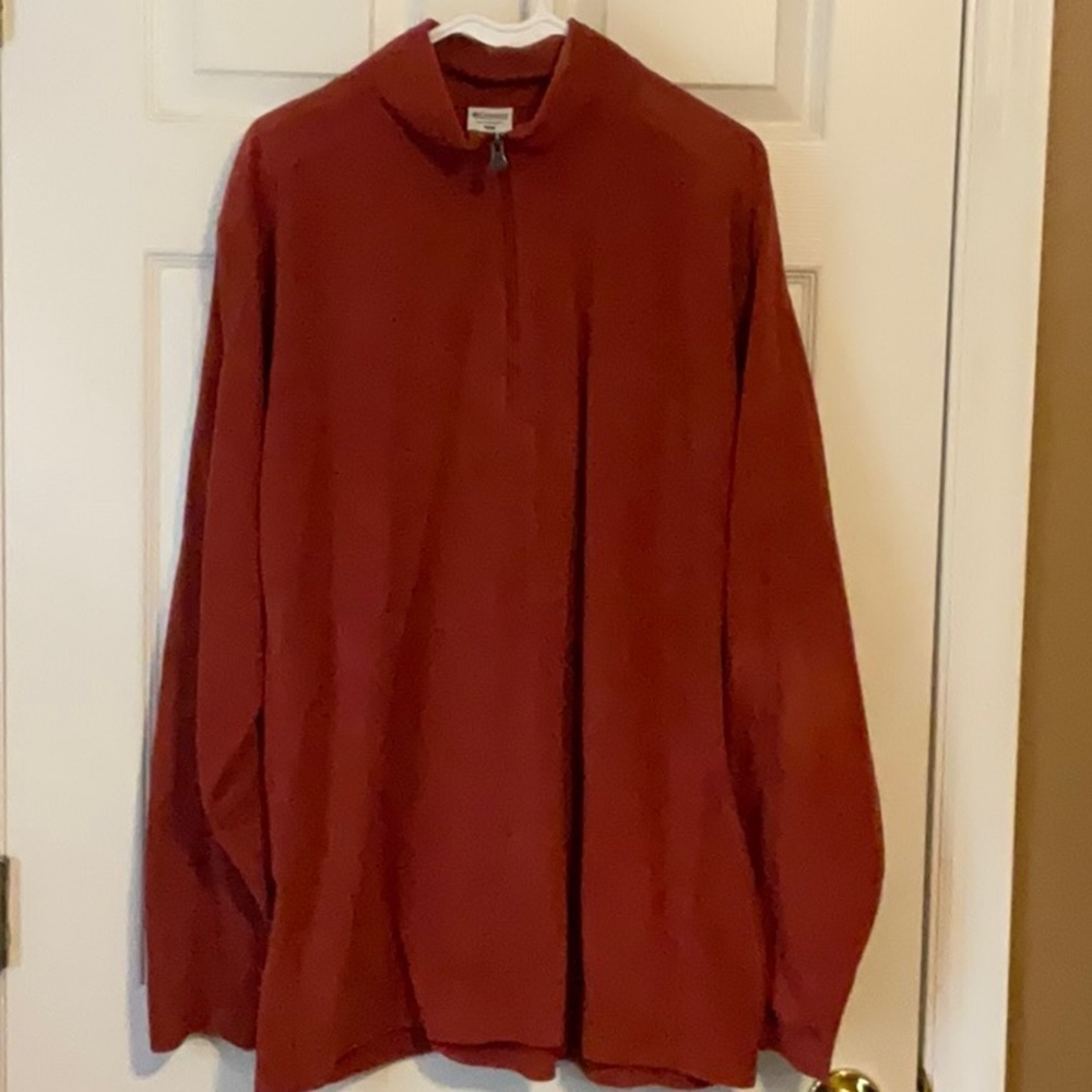 Columbia Men’s Long Sleeve Lightweight Quarter Zip Pullover Fleece Size X-Large
